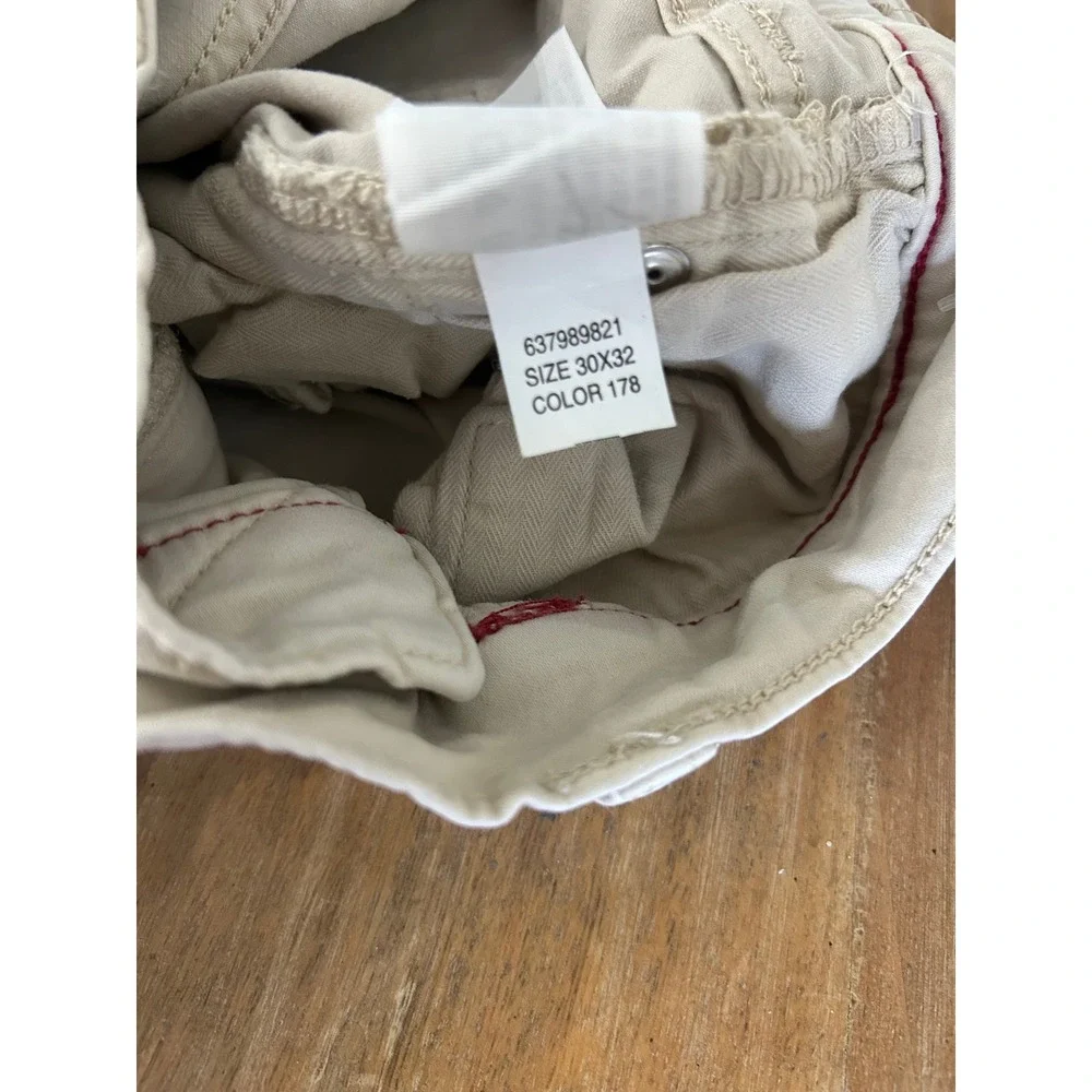 Abercrombie & Fitch Men's Skinny Stretch Khaki Pants Beige Chinos 30x32‎